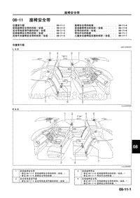 2009年马自达CX-7车间手册-08-11 座椅安全带