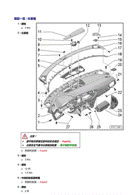 奥迪A7 Sportback维修手册-仪表板