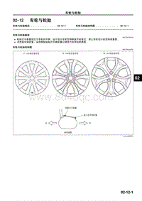 2009年马自达CX-7技术指导-02-12 车轮与轮胎