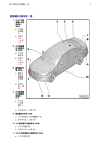 一汽奥迪A4B8-12 驻车辅助系统