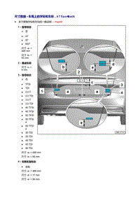 奥迪A7 sportback维修手册-车型标牌和车标