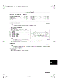 一汽马自达6-09-02G 车载诊断 音频 