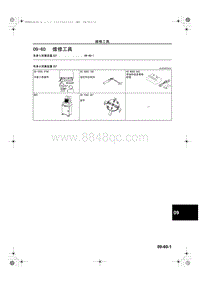 一汽马自达6-09-60 维修工具