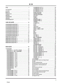 2018上汽名爵ZS电路图-目录