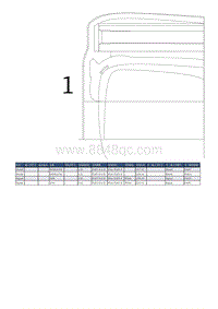 名爵MG ONE电路图-FA001 仪表-尾门FM AM天线对接连接器 