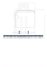 名爵MG ONE连接器-RR005 右后车窗升降电机 