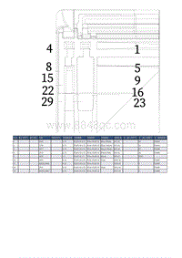 名爵MG ONE连接器-FA030 娱乐系统控制模块-A-A 