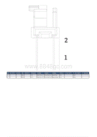 名爵MG ONE连接器-PD008 右前低音扬声器 