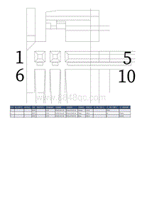 名爵MG ONE连接器-FA017 灯光拨杆开关 