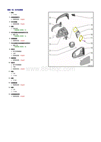 奥迪TT维修手册-车外后视镜