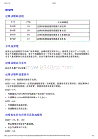 智己L7维修诊断-DTC排故-B0091