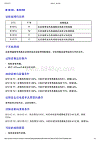 智己L7维修诊断-DTC排故-B101C B101D