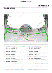 智己L7 电路图-33.车身线束-车顶前部-1