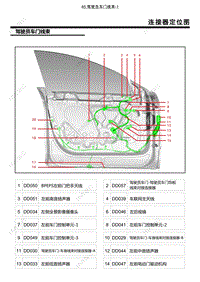 智己L7 电路图-45.驾驶员车门线束-1