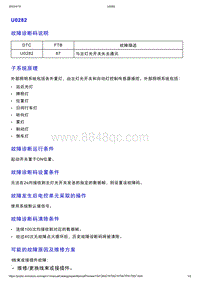 智己L7维修诊断-DTC排故-U0282