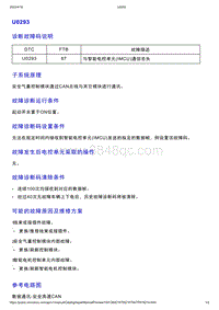 智己L7维修诊断-DTC排故-U0293