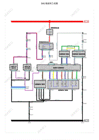 智己L7 电路图-S40.电动车门-右前