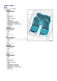 奥迪TT维修手册-座椅规格一览
