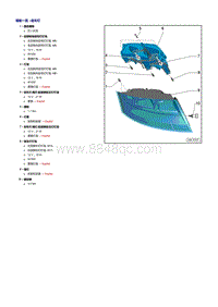 奥迪TT维修手册-尾灯