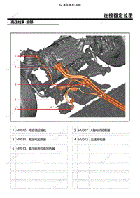 智己L7 电路图-62.高压线束-前部