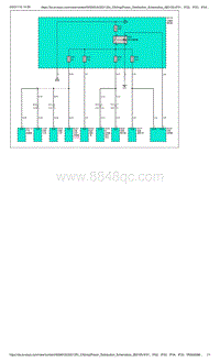 爱驰U5-电源分布示意图-P6 IF01 IF02 IF03 IF04 IF22 IR08