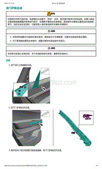 爱驰U5-后门护板总成