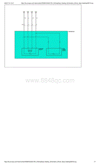 爱驰U5-座椅加热模块-座椅加热示意图（SEHA）-P2驾驶员座椅加热