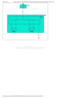 爱驰U5-座椅加热模块-电动座椅示意图（SEJC SECB）-P2前排乘客座椅（SECB）