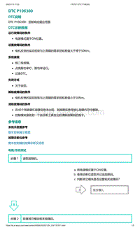 爱驰U5故障诊断-DTC P106300