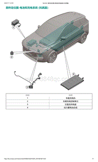 爱驰U5-部件定位图-电池和充电系统 科西嘉）