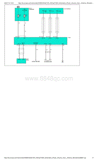 爱驰U5-T-BOX示意图-P2电源 搭铁 天线 麦克风 带4G GPS内置天线 