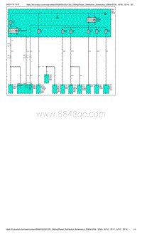 爱驰U5-电源分布示意图-P3 EF08 EF09 EF10 EF11 EF12 EF18 EF33 ER05 ER08