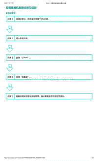 爱驰U5故障诊断-空调压缩机故障诊断仪信息