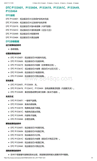 爱驰U5故障诊断-DTC P133A01 P133A04 P133A19 P133A1C P133A49 P133A64