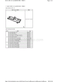 腾势X-02.01.1001 动力总成悬置-规格（PHEV）