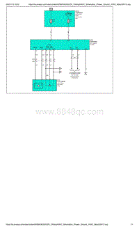 爱驰U6-空调控制模块-空调系统示意图-P1电源 搭铁 HAVC电机