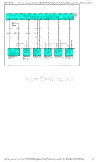 爱驰U6-自动泊车辅助示意图-P3后超声波传感器（DGAD）