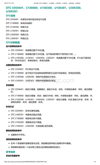 2022年爱驰U6故障诊断-DTC C059401 C100800 U100300 U100301 U300300 U300301