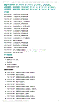 2022年爱驰U6故障诊断-DTC U130787 U130887 U131087 U13..