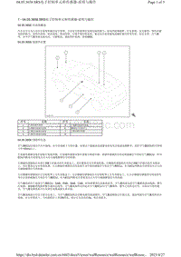 腾势X-04.05.3658 SRS电子控制单元和传感器-说明与操作