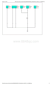 爱驰U6-搭铁分布示意图-P2 G001（2 of 2）