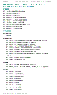 2022年爱驰U6故障诊断-DTC P132201 P132218 P132219 P132316 P132317 P132364 P132400 P132470 P132477