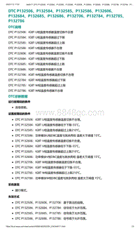 2022年爱驰U6故障诊断-DTC P132506 P132584 P132585 P132586 P132606 P132684 P132685 P132686 P132706 P132784 P132785 P132786