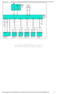 爱驰U6-自动泊车辅助示意图-P2前超声波传感器（DGNA）