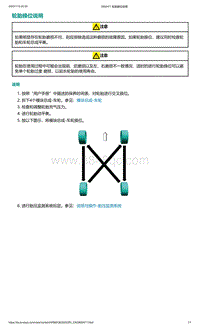 2022年爱驰U6-轮胎换位说明