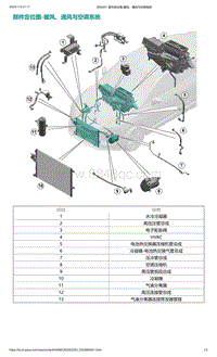 2022年爱驰U6-部件定位图-暖风 通风与空调系统