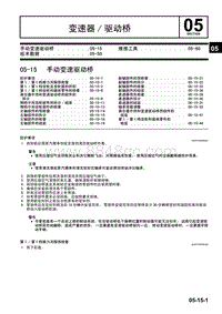 一汽马自达6睿翼-01 变速器和驱动桥