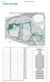 爱驰U6-车身线束-前部2布线视图