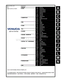 启辰R30维修手册-00 INDEX 总目录