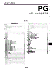 2018年启辰T90-PG-电源 接地和电路元件